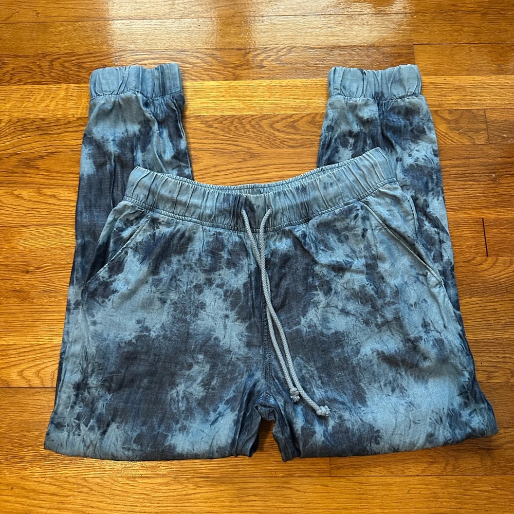 Anthropologie Cloth & Stone Denim Blue Joggers